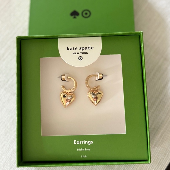 Kate Spade New York x Target - Balloon Heart Drop Earrings - Picture 1 of 6